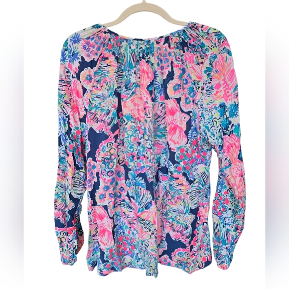 Lilly Pulitzer Womens Willa Tunic Top in the Gypsea print XL - Picture 3 of 5